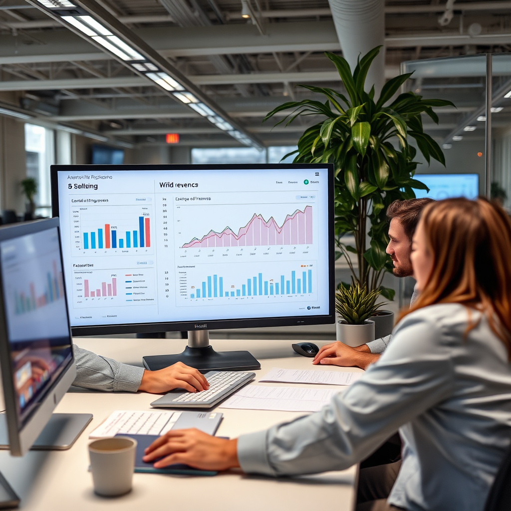 Story visual showing a growth dashboard
