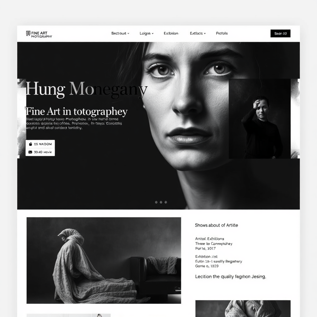 Photographer portfolio website