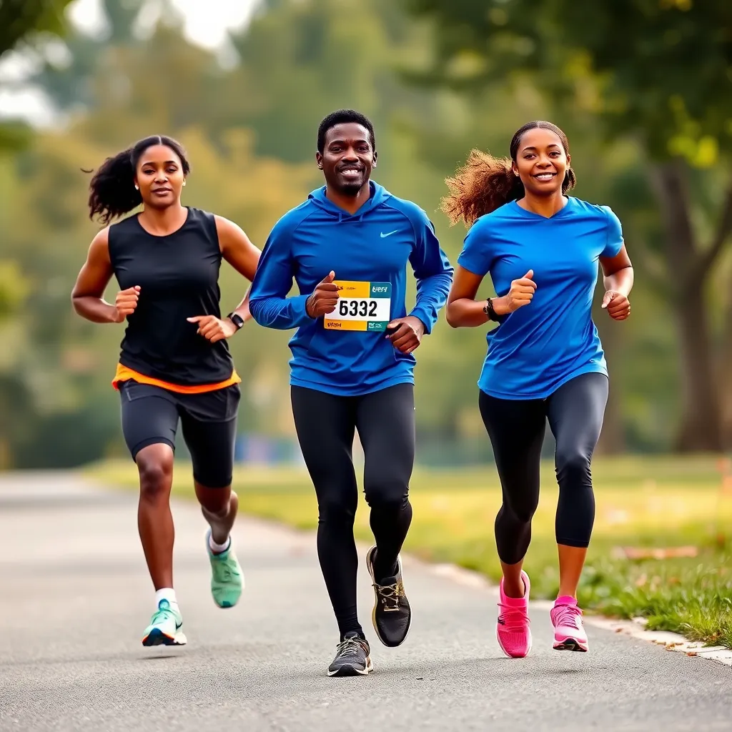 Runing race for health promotion in the Caribbean