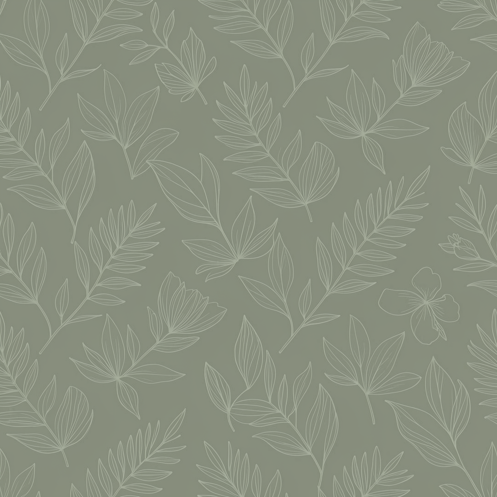 Subtle botanical pattern background