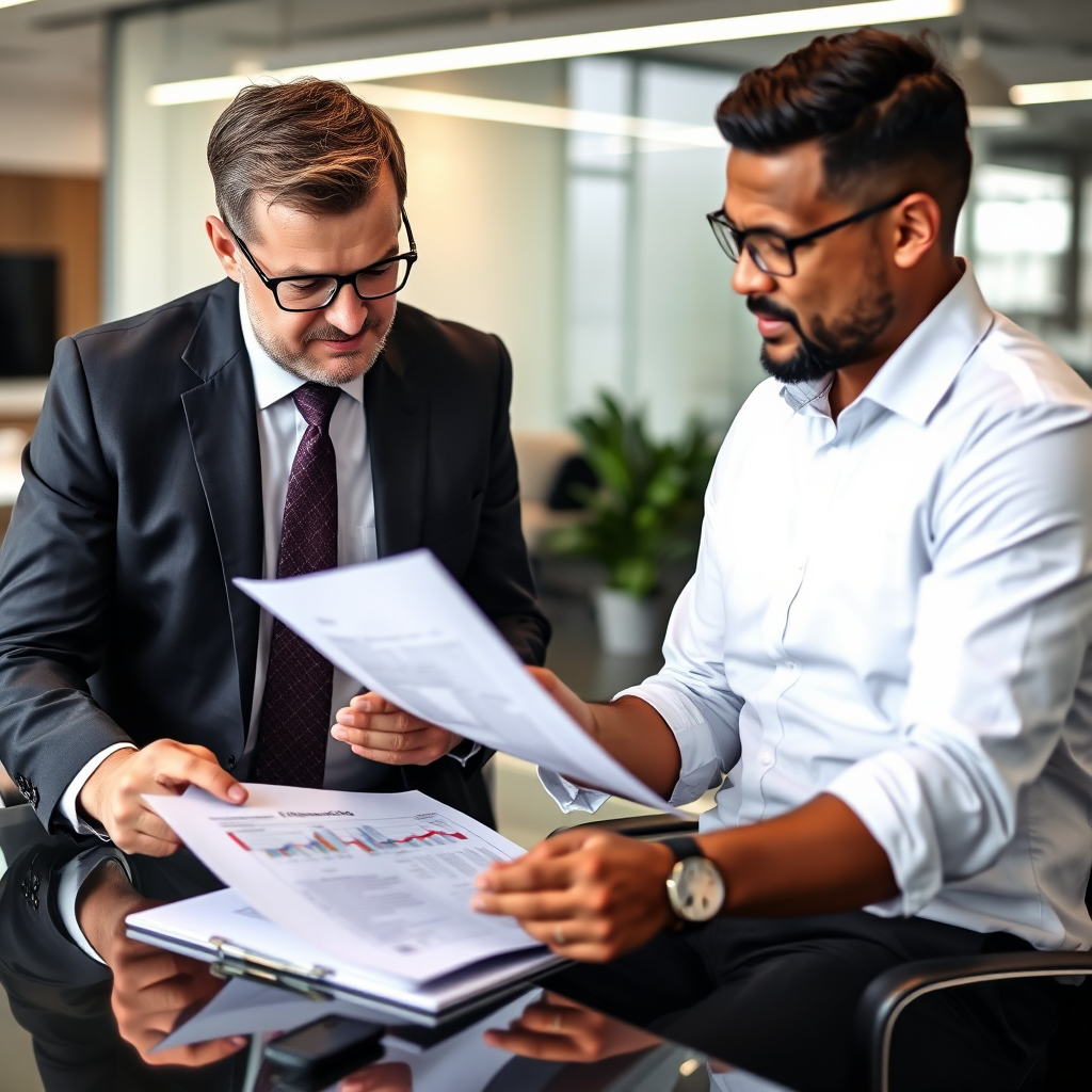 Financial planning session