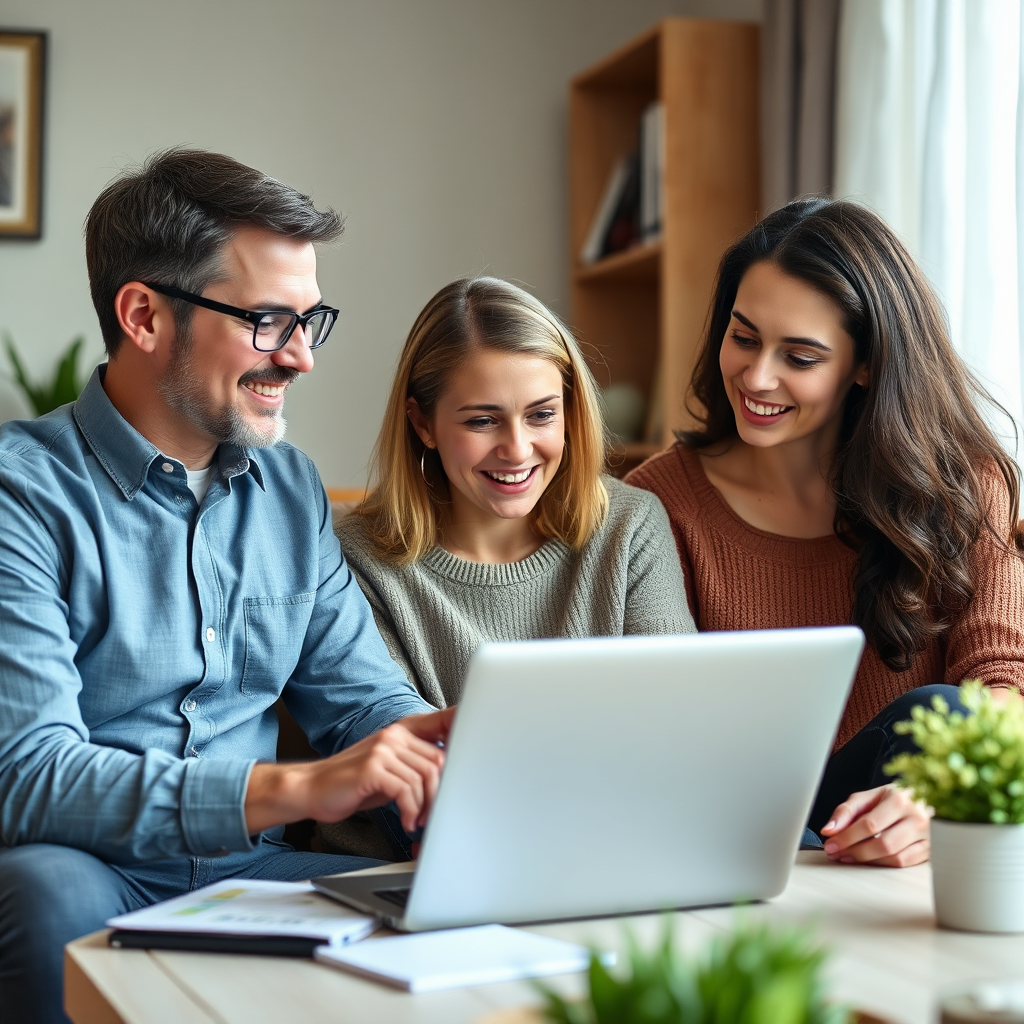 Family financial discussion