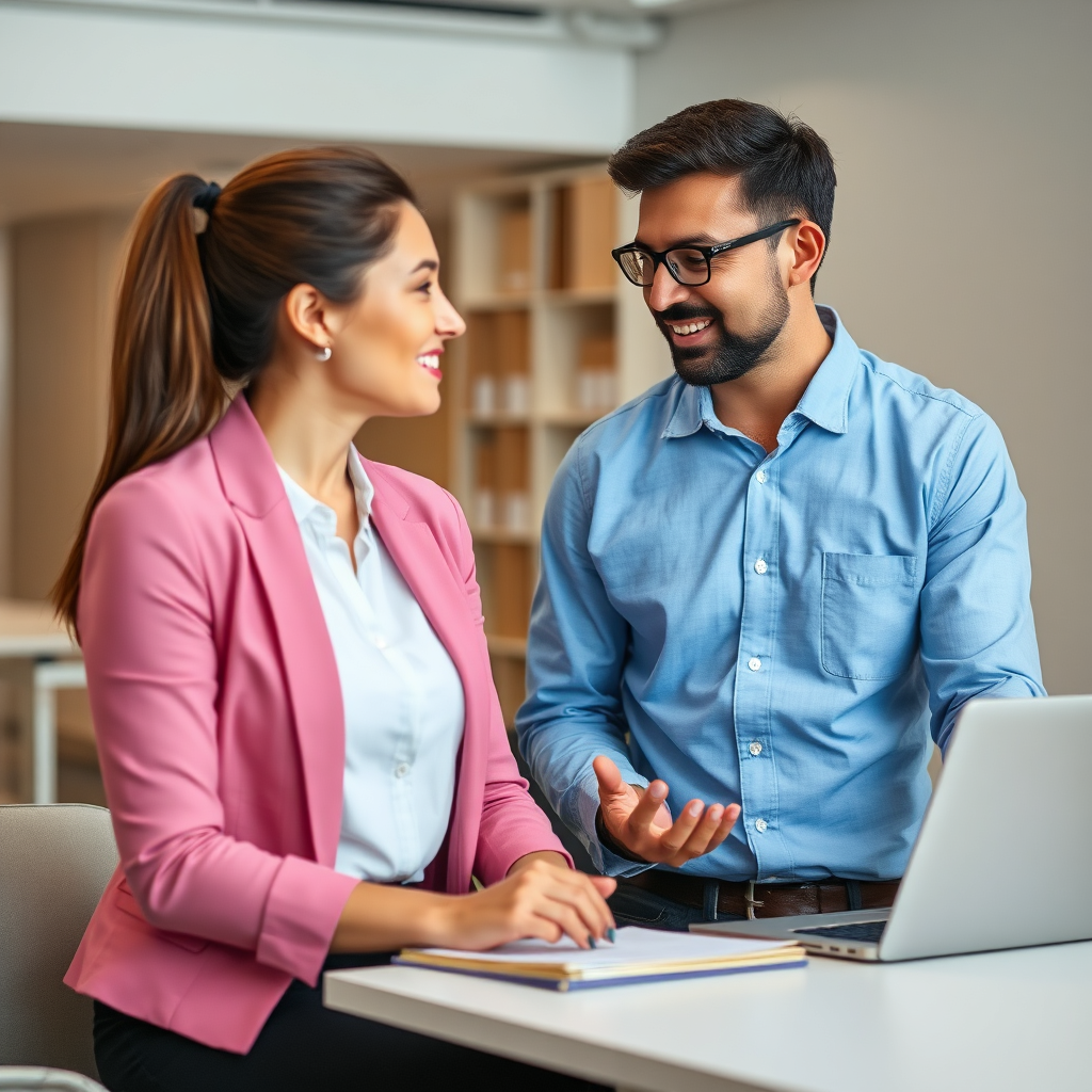 Employer and employee discussion