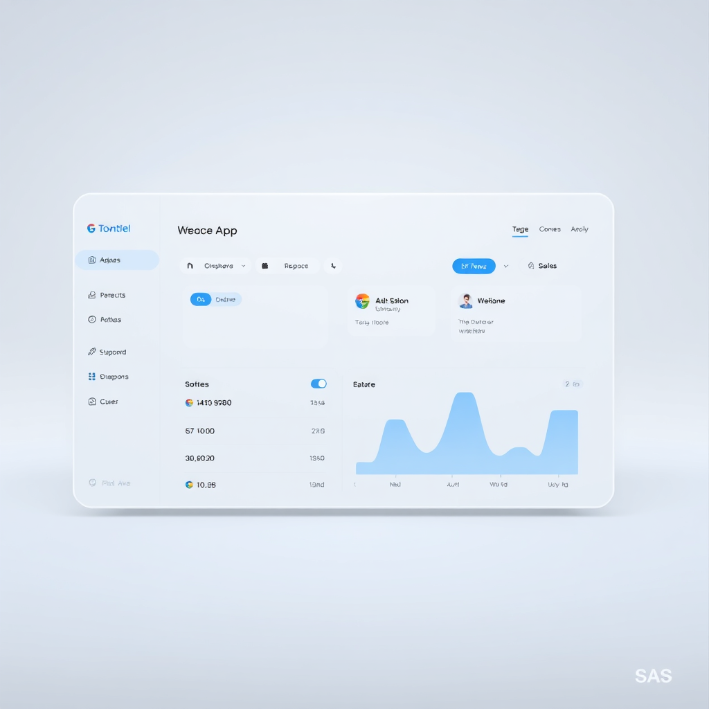 Dashboard illustration for AI content workflow