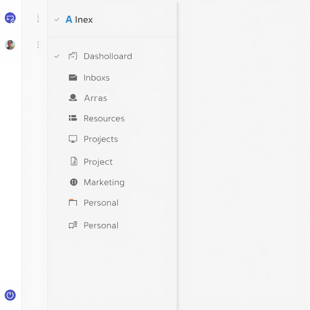 Screenshot of Notion page hierarchy