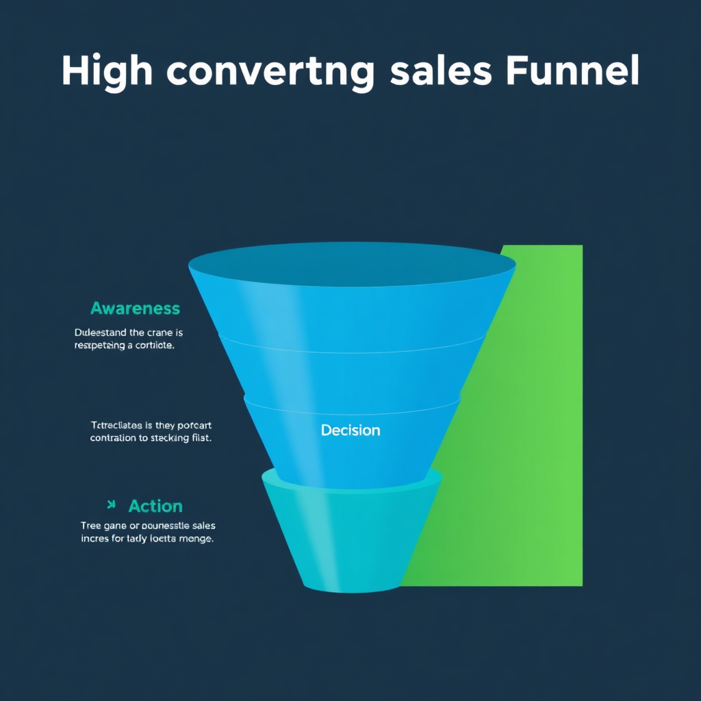 Sales funnel diagram