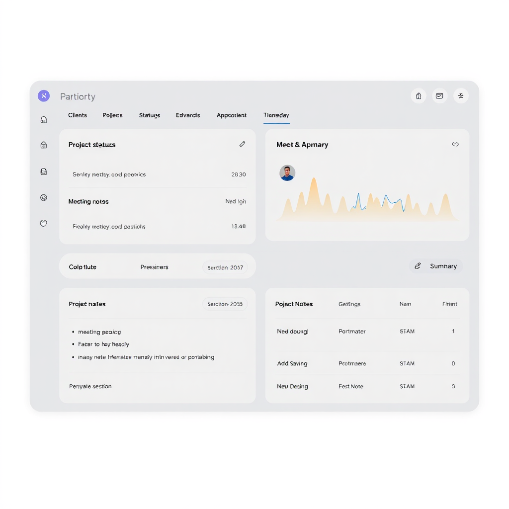 Notion Client Management Template Preview