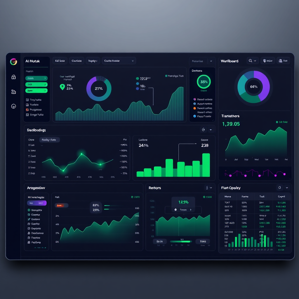 Detailed AI workflow dashboard preview