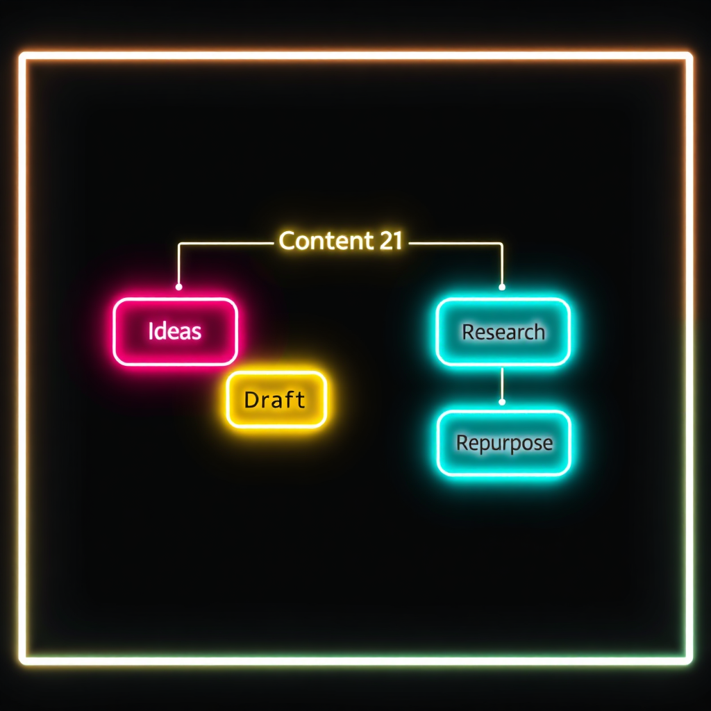 Content workflow diagram