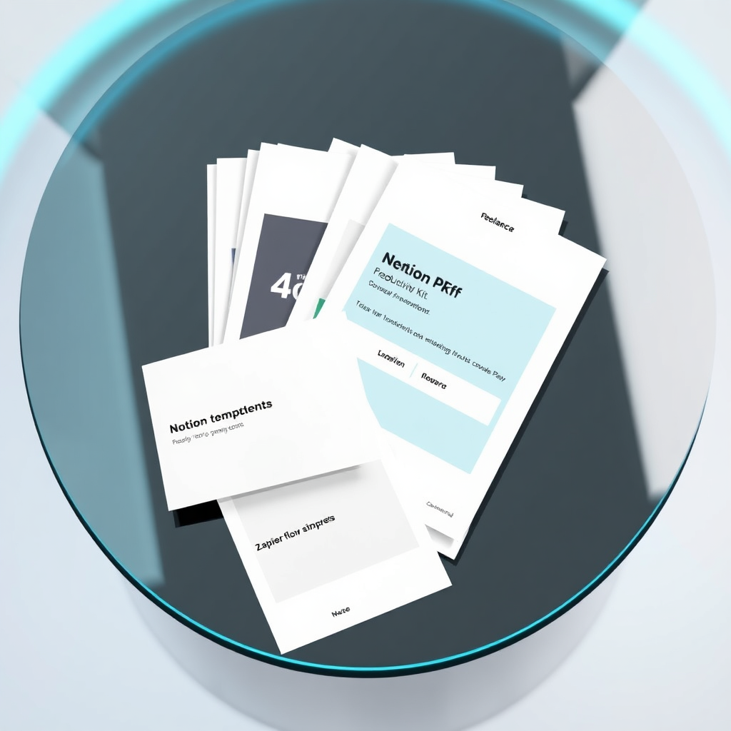 Productivity kit mockup