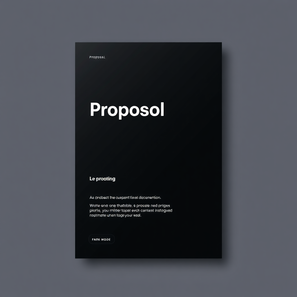 Proposal Templates cover