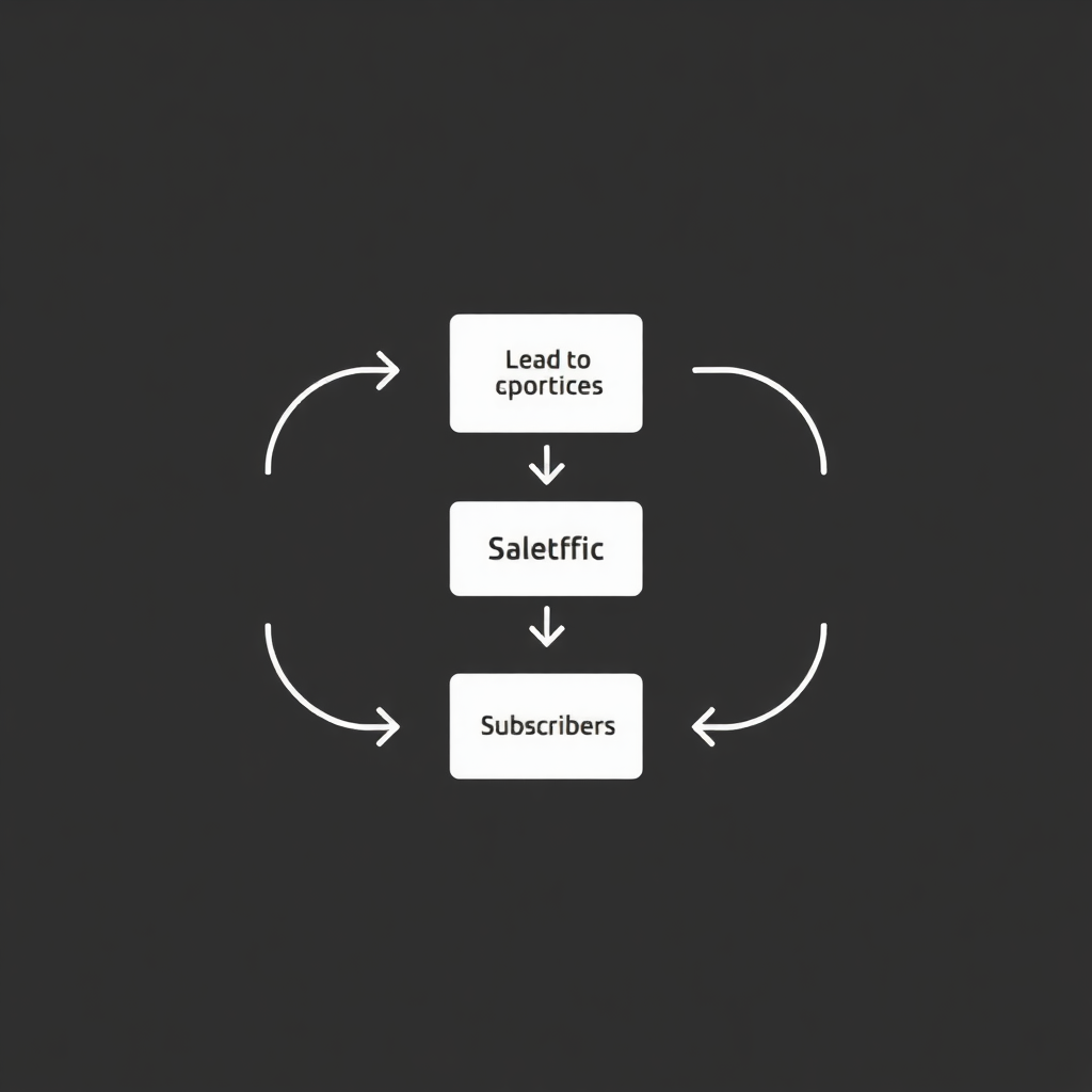 Lead capture funnel diagram