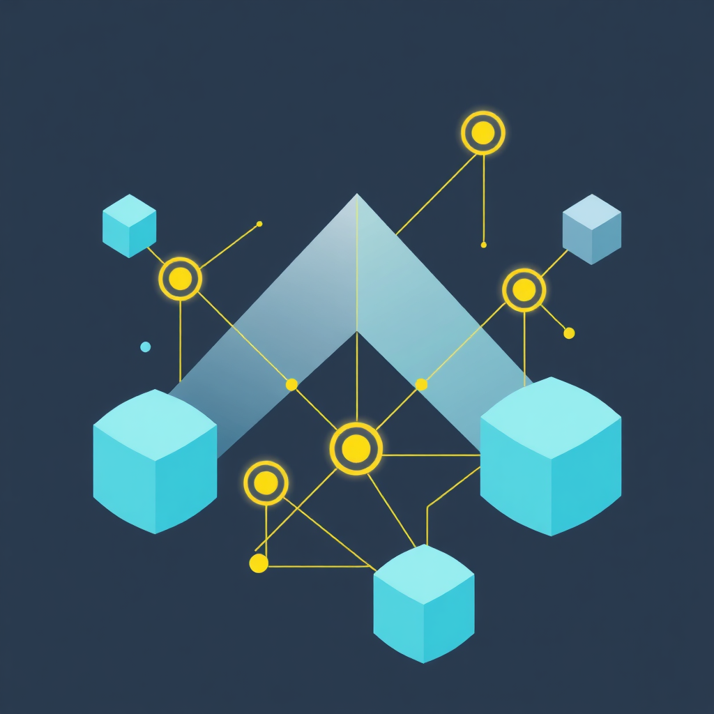 Illustration of digital infrastructure and systems