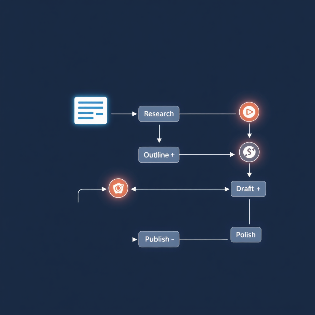 AI blogging flow