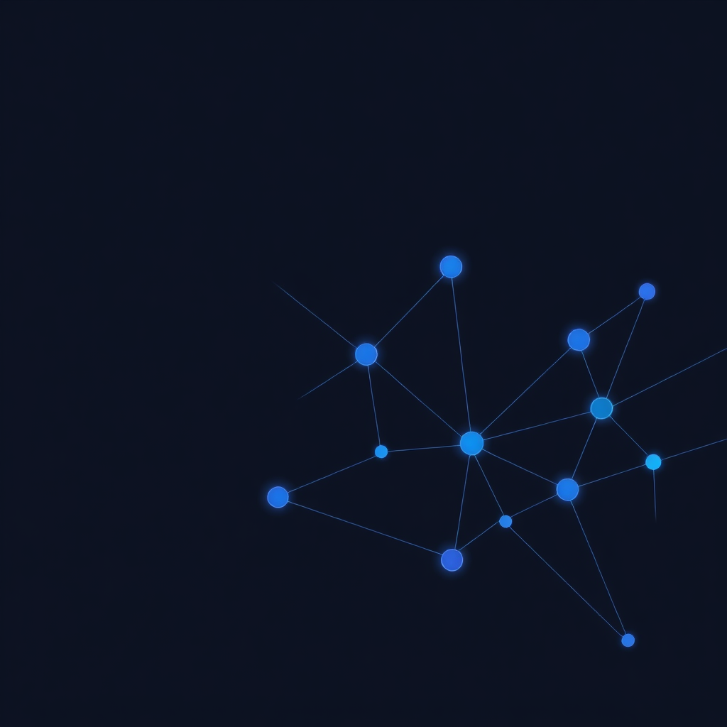 Abstract illustration of network communication