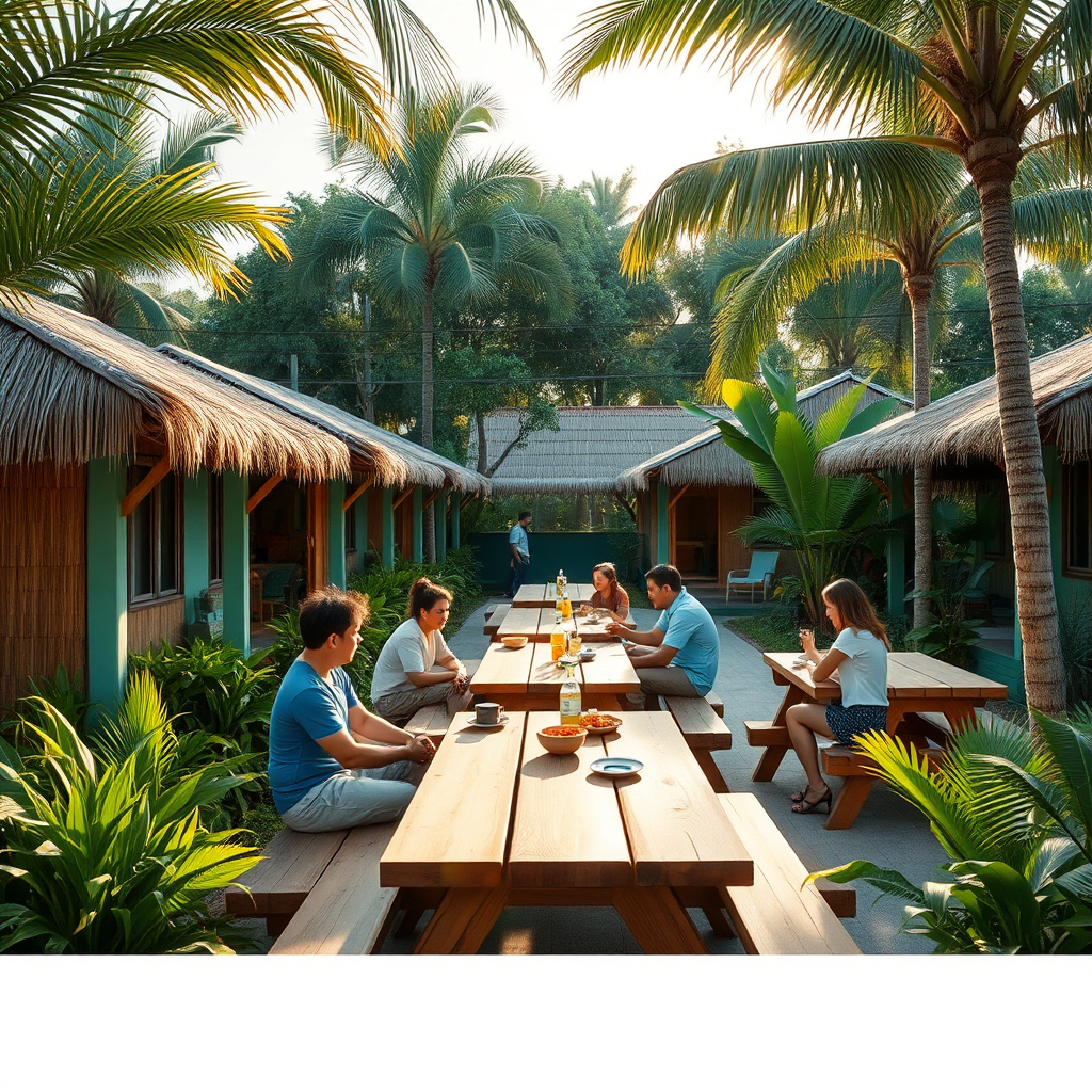 Cottages and family area at Milfer Resort – Beyond Paradise in Upper Rizal, Oroquieta City