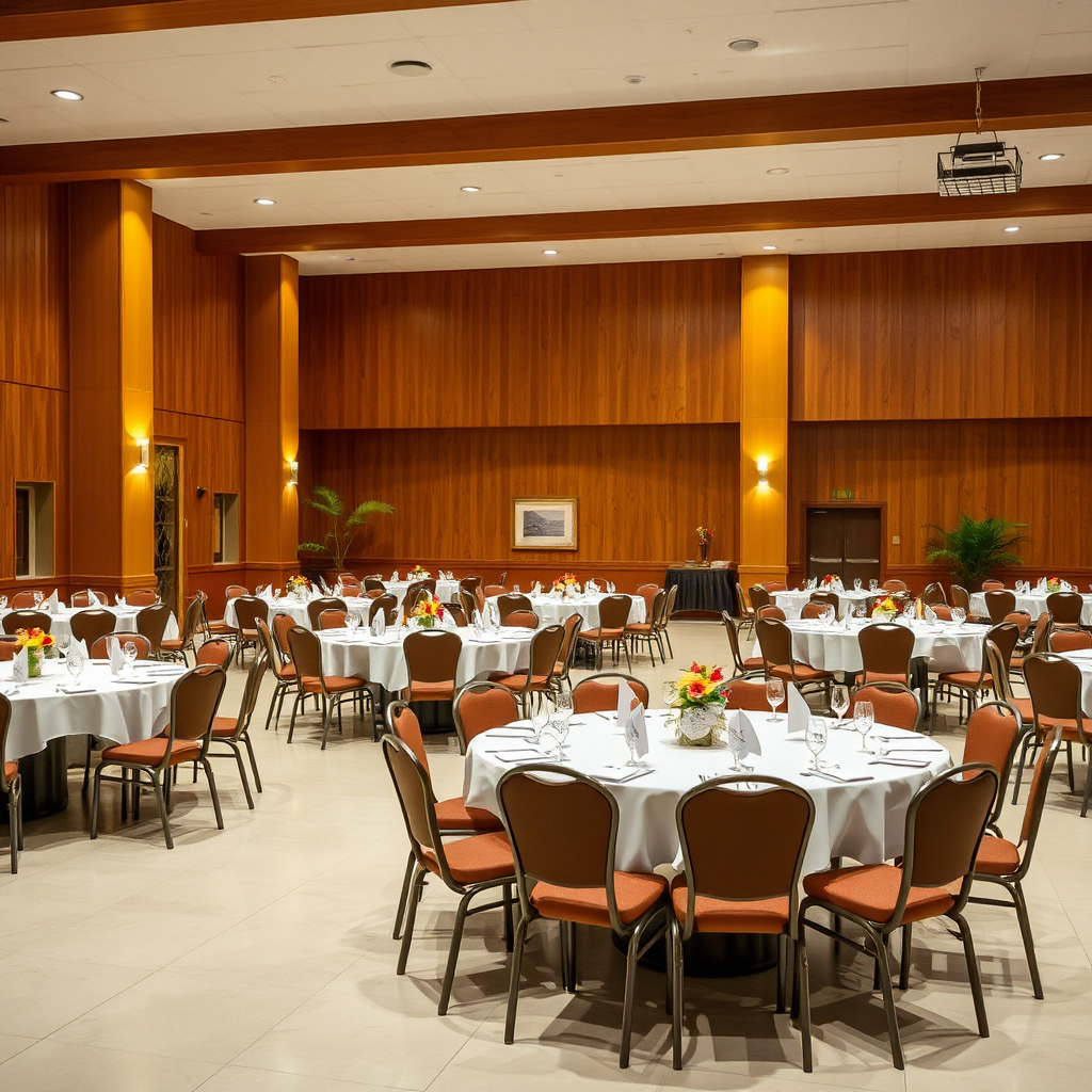 Function hall at Milfer Resort for events