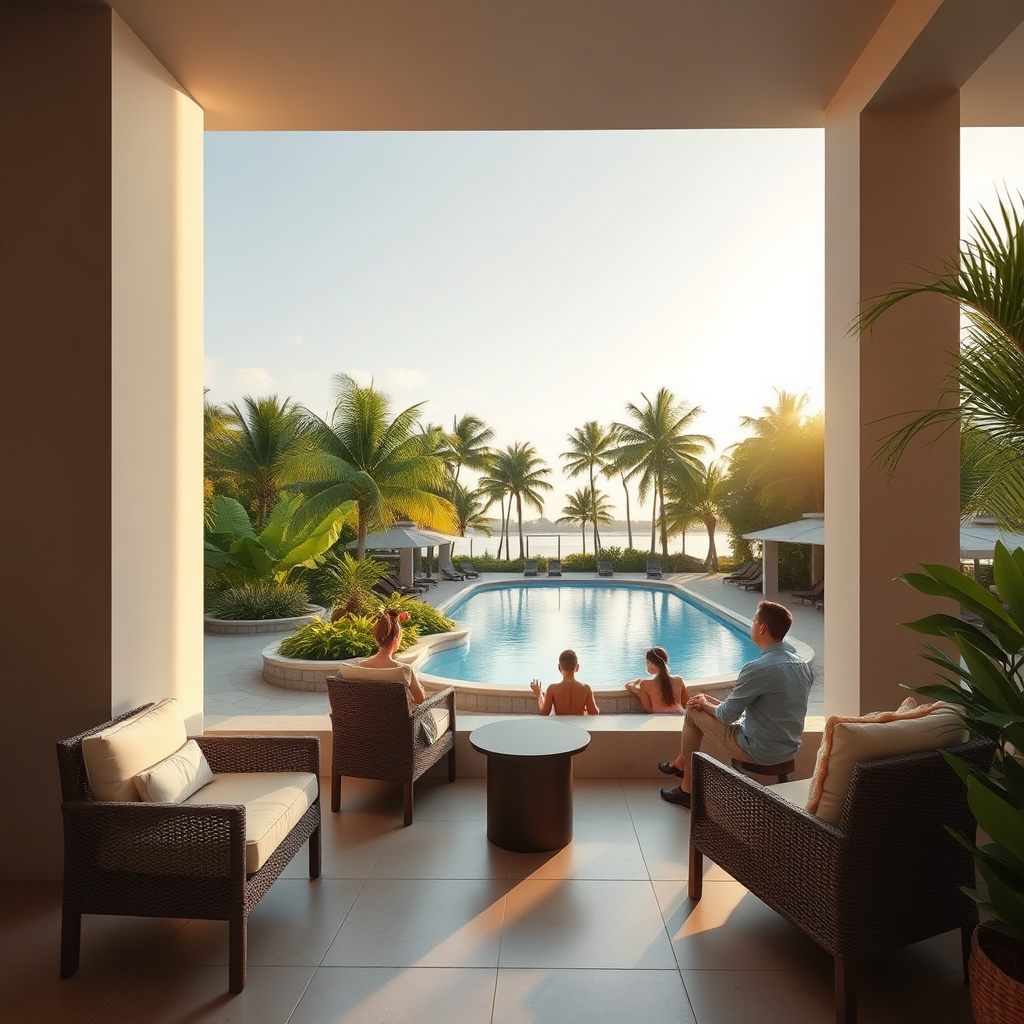 Private exclusive booking ambiance at Milfer Resort
