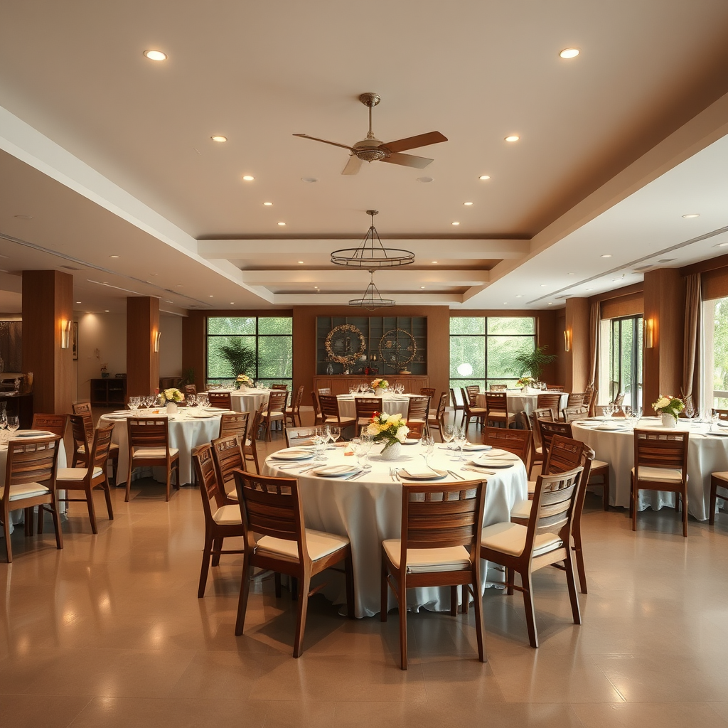 Function hall at Milfer Resort