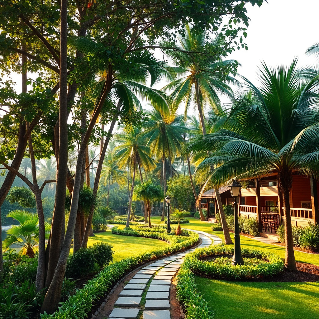 Nature-surrounded environment at Milfer Resort