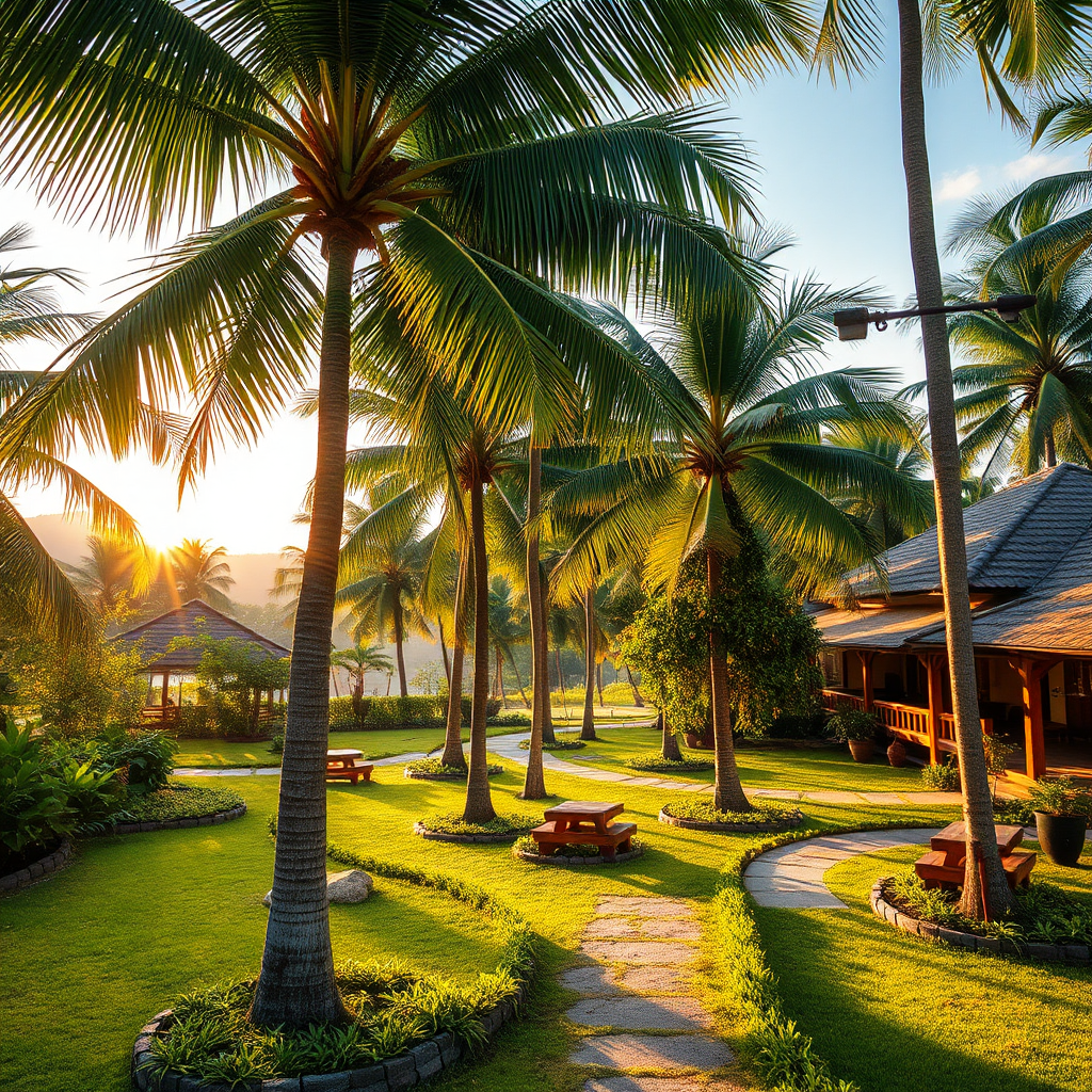 Landscape and greenery at Milfer Resort