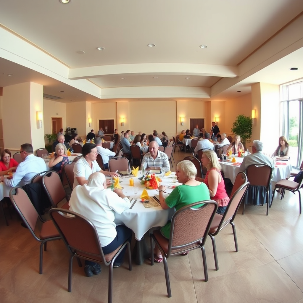 Function hall wide view at Milfer Resort – Beyond Paradise