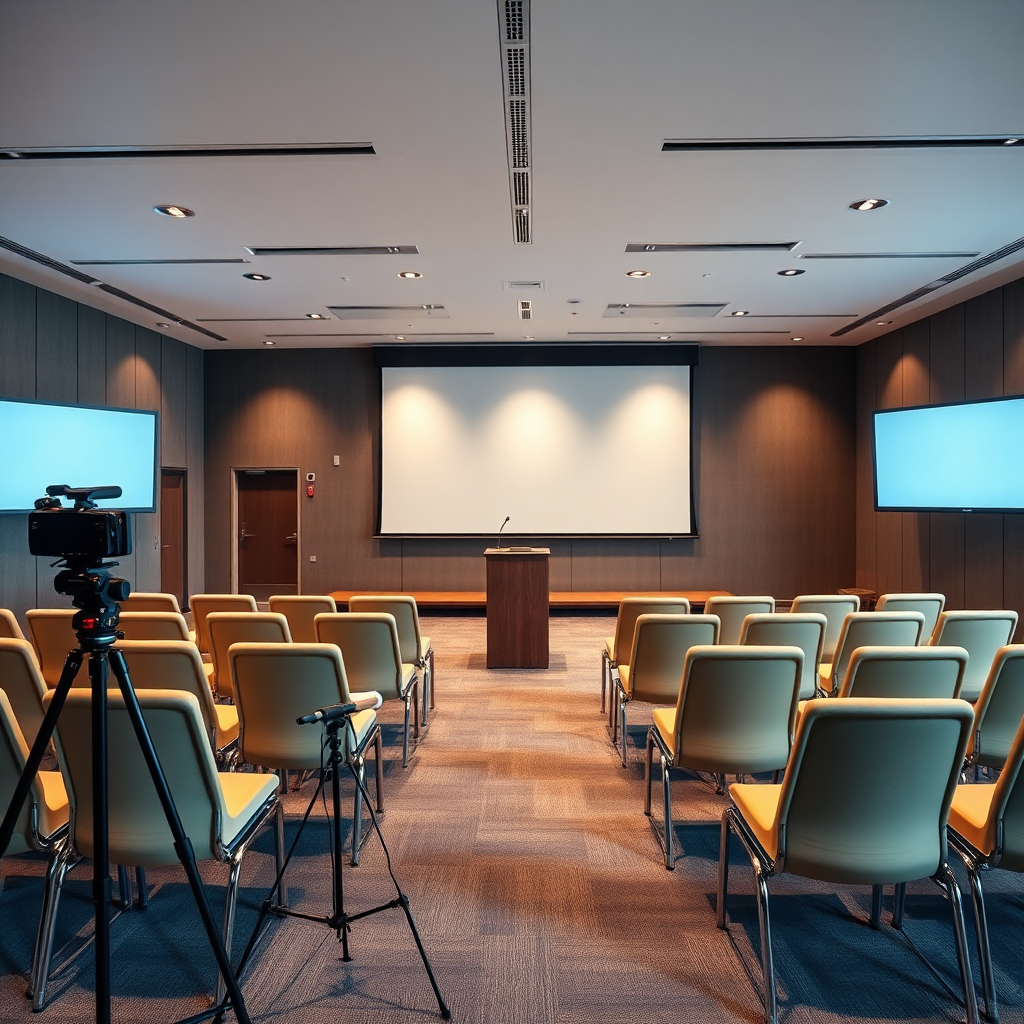 Modern training room setup