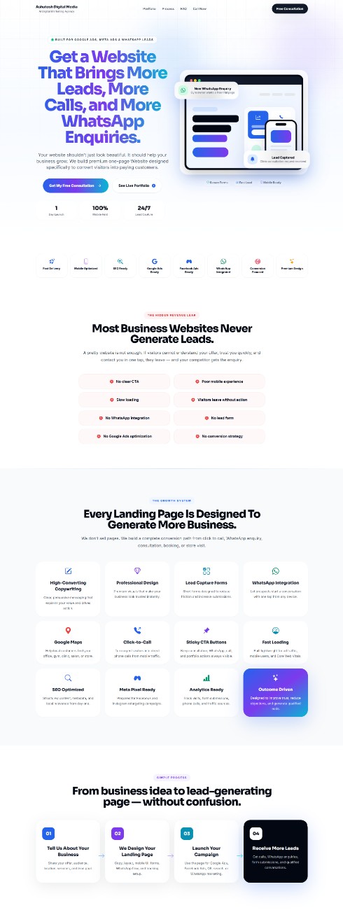 Creative Agency Mockup Website Showcase