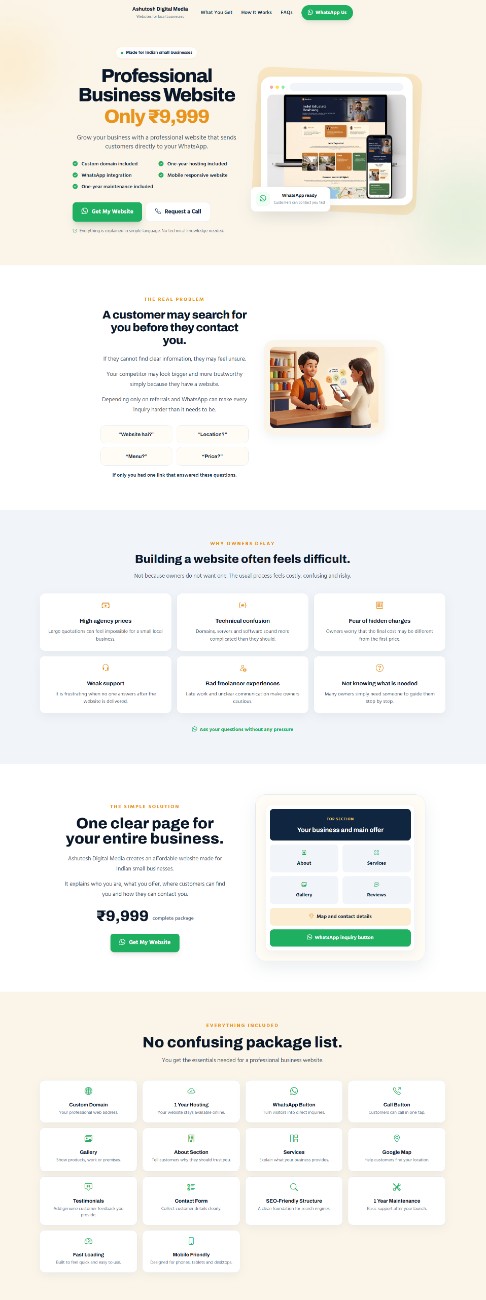 Real Estate Agency Website Showcase