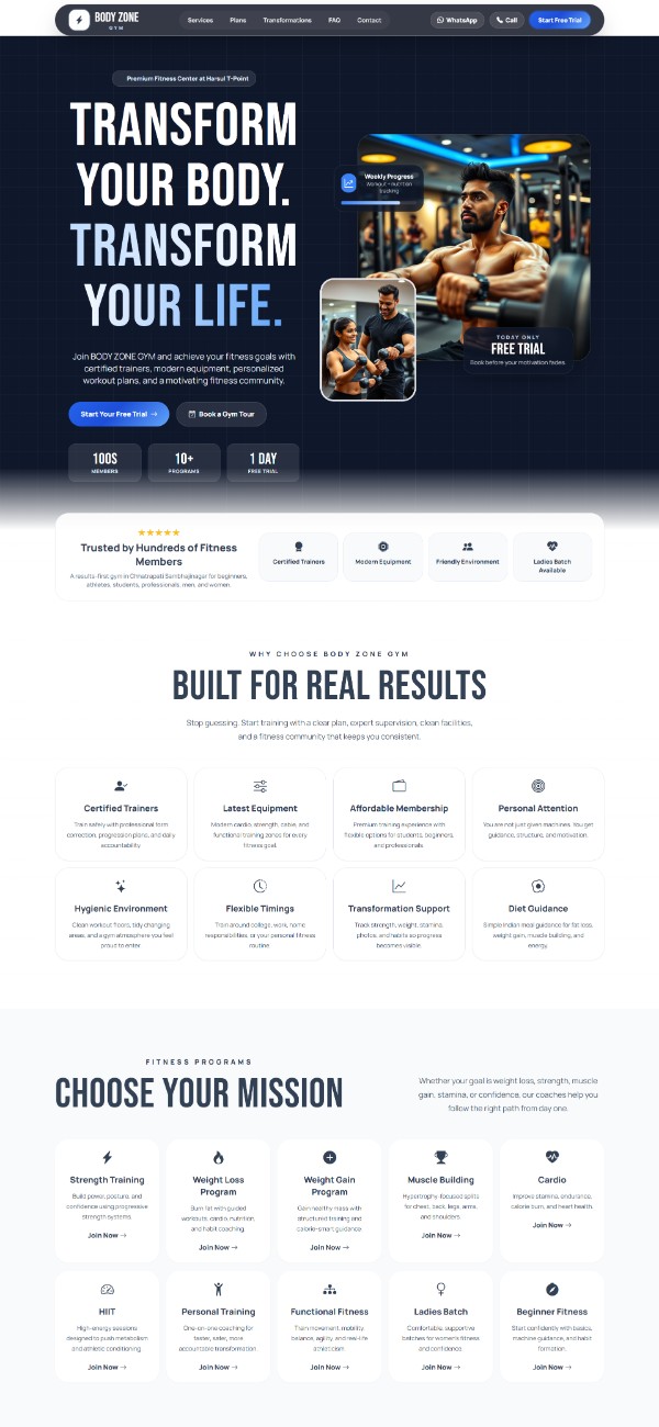 Dental and General Medical Website Design Mockup