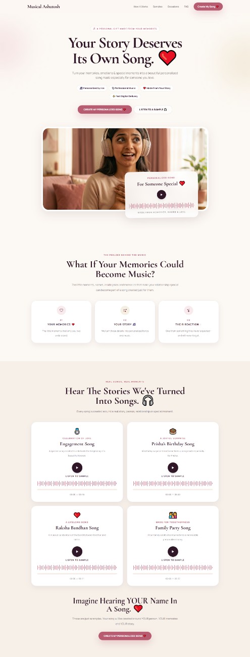 Gym Studio and Fitness Website Design Mockup
