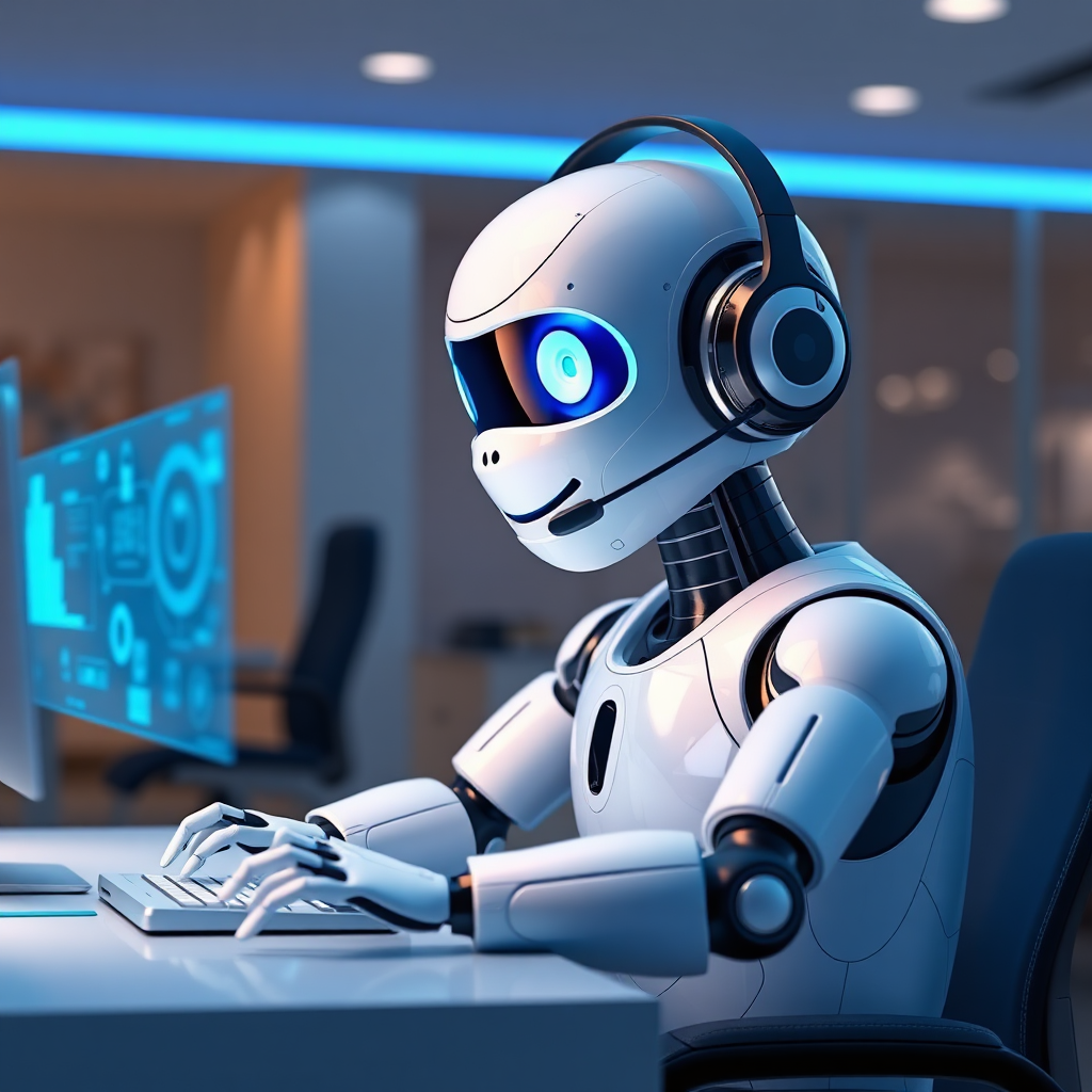 AI Call Agent handling customer inquiries