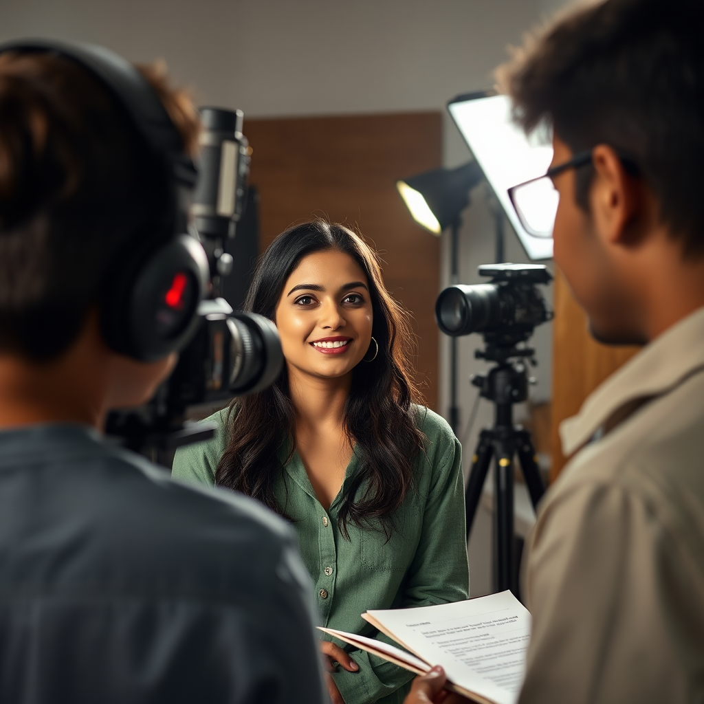 Behind the scenes campaign shoot