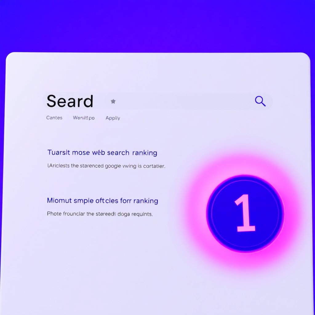 Number one search engine ranking snippet