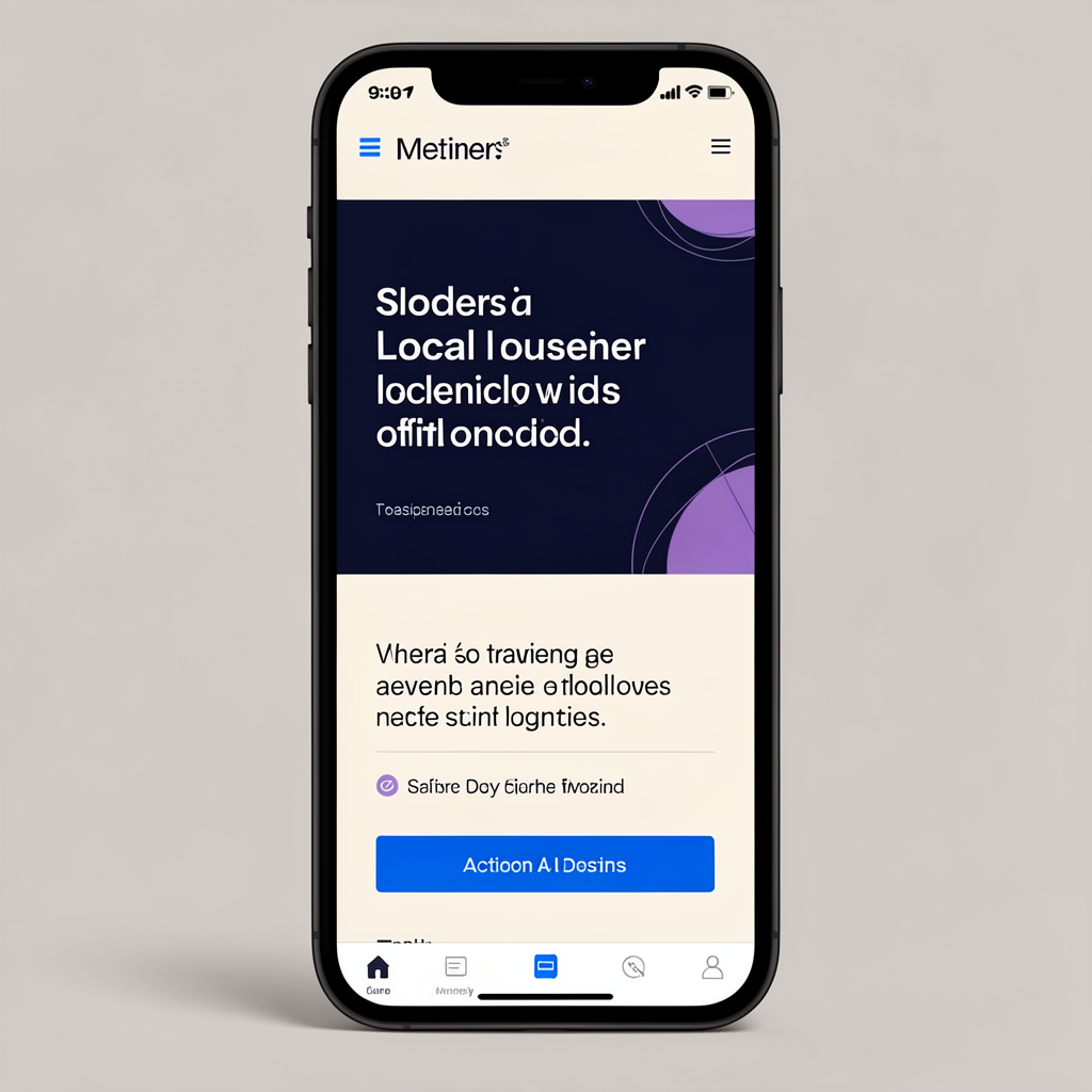Mobile website concept