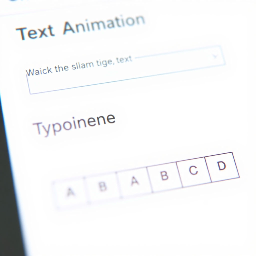 Text Animations UI