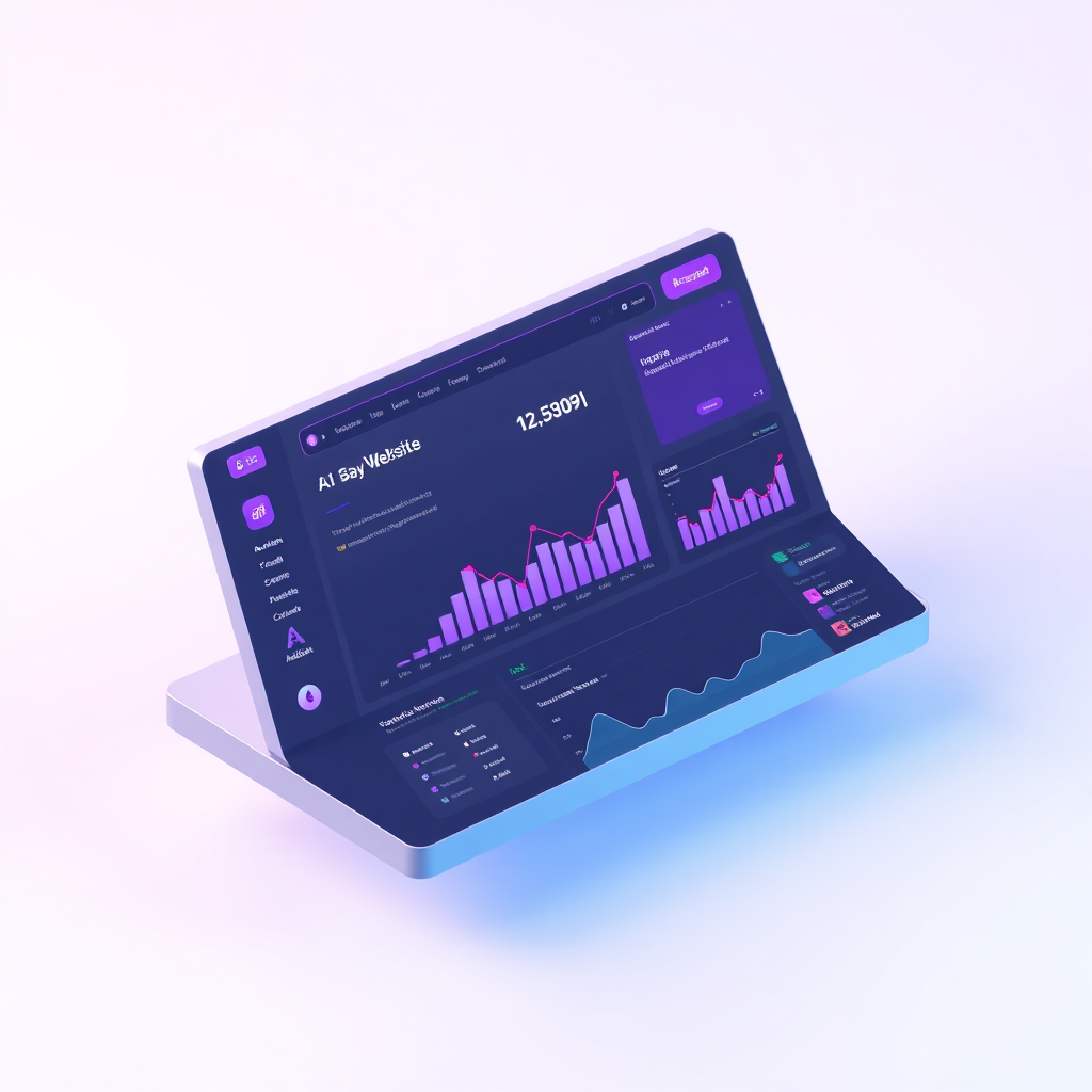 AI Website Builder Interface