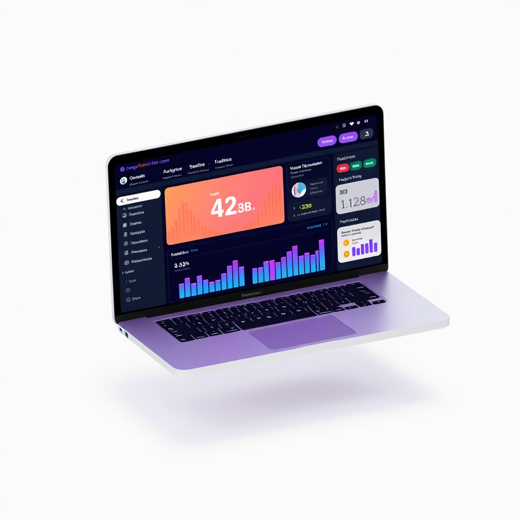 AI Website Builder Dashboard Interface