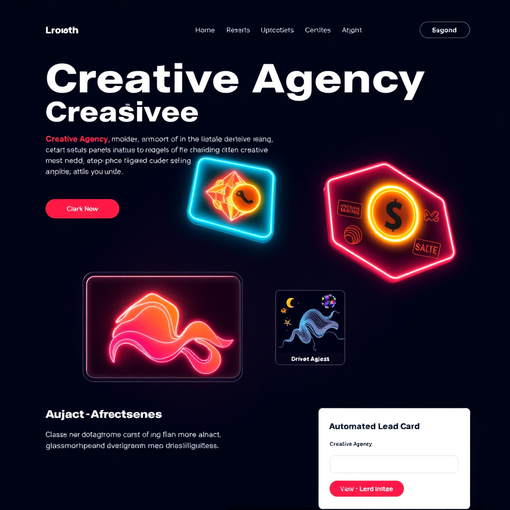 Creative Agency Mockup Website Showcase