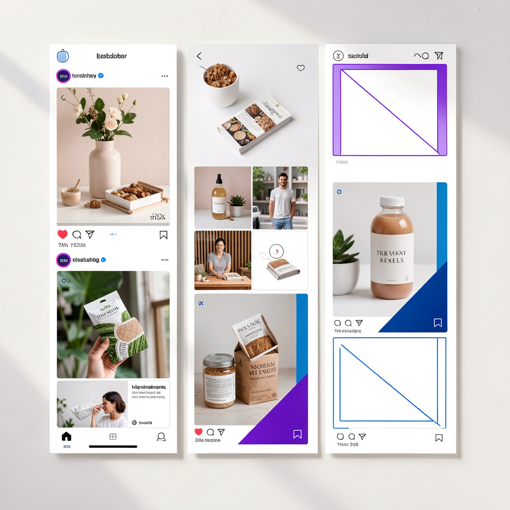 Social media creative concept