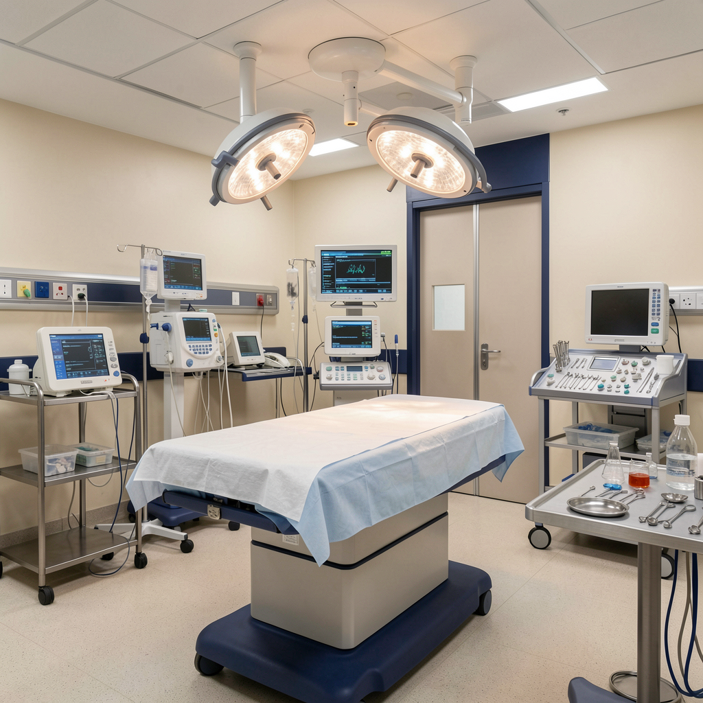 Modern hospital operation theatre