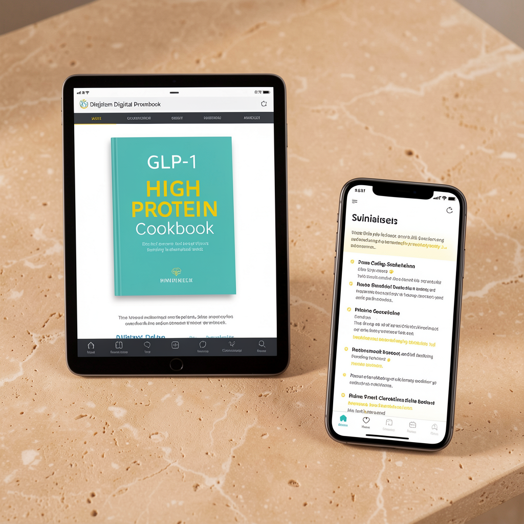 Cookbook displayed on digital devices