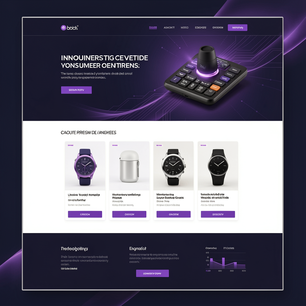 AI-designed business website preview