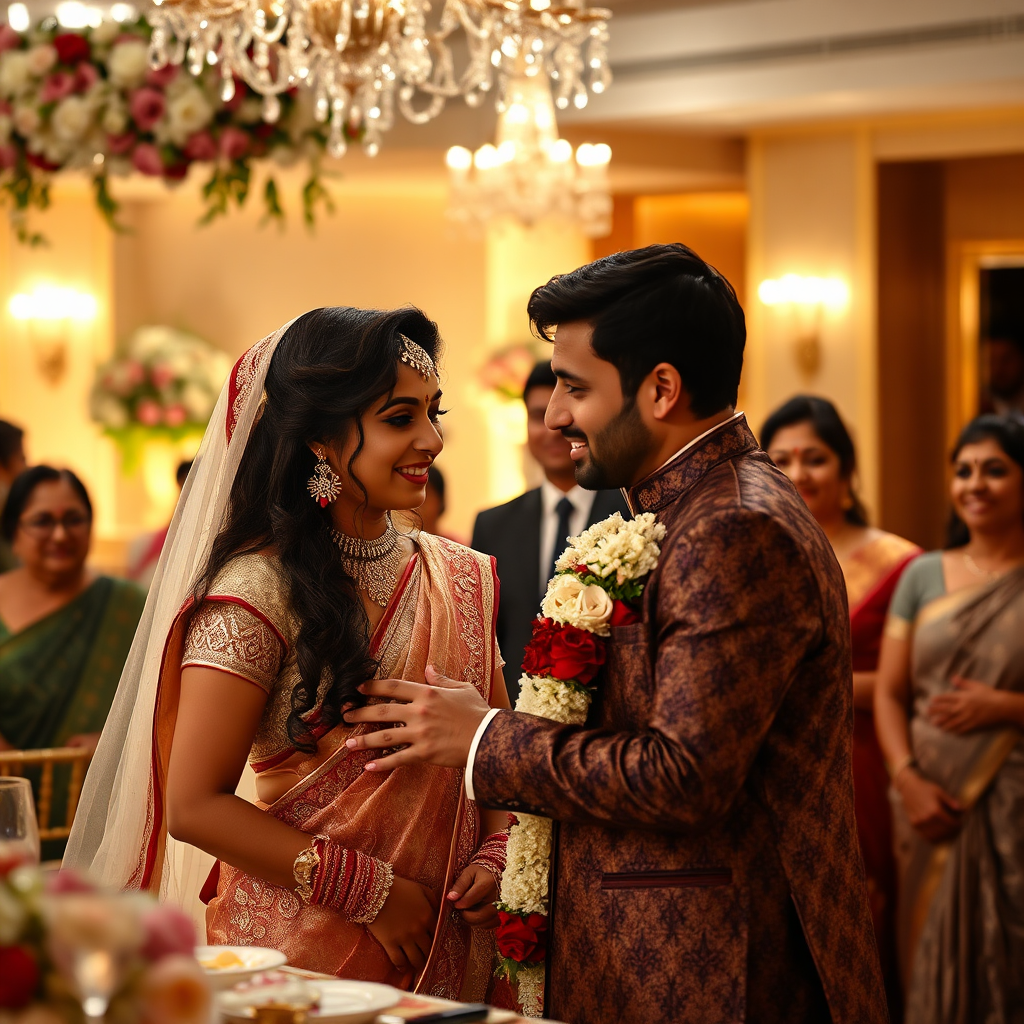 Wedding couple enjoying a personalized song