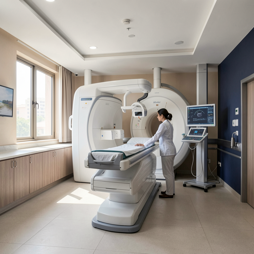 Modern hospital diagnostic facility