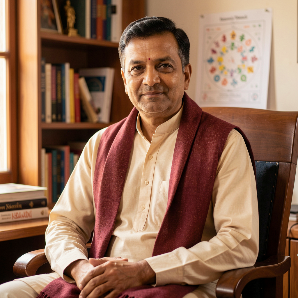 Professional portrait of Dr. Ramdut Muley Guruji