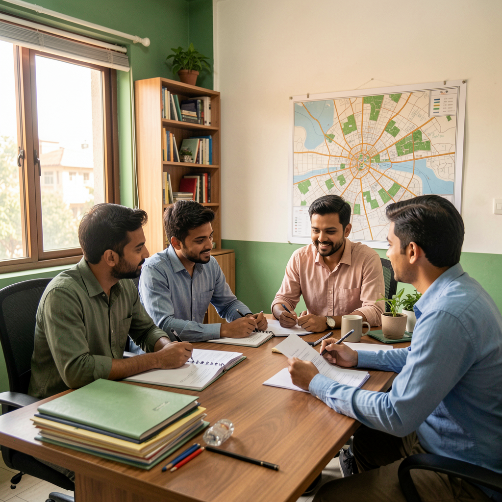 Illustrative real estate consultation team