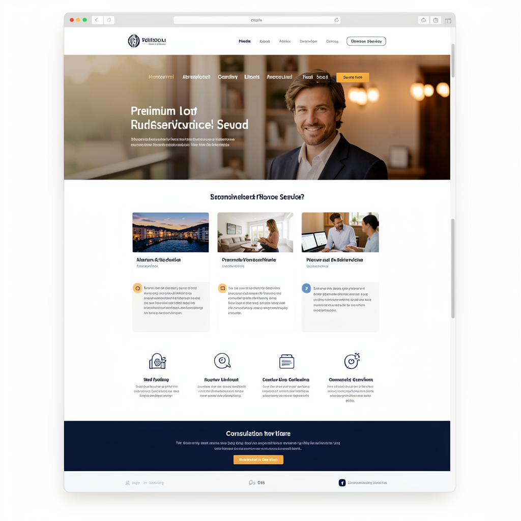 Business website design project