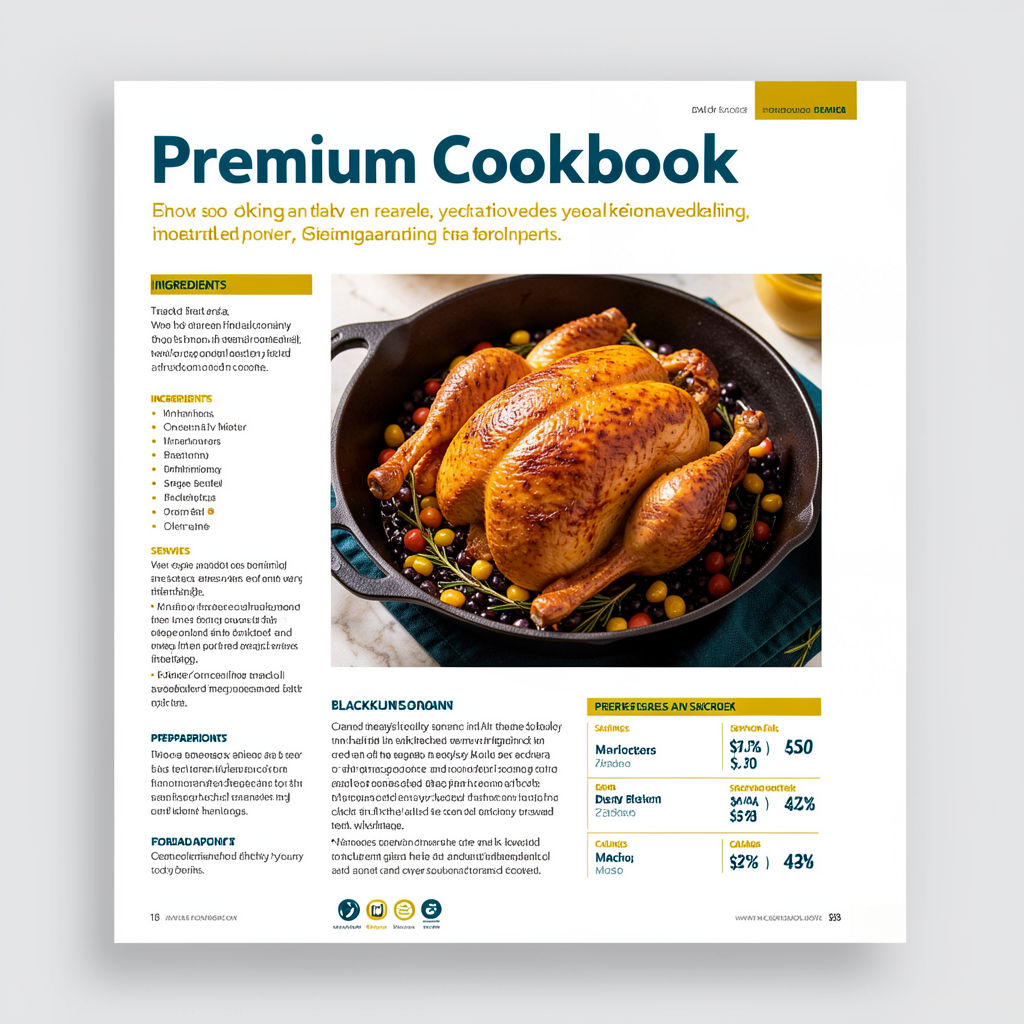 Turkey skillet recipe page preview