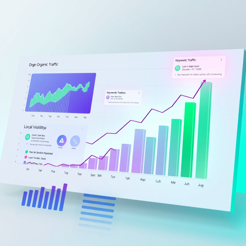 SEO growth dashboard